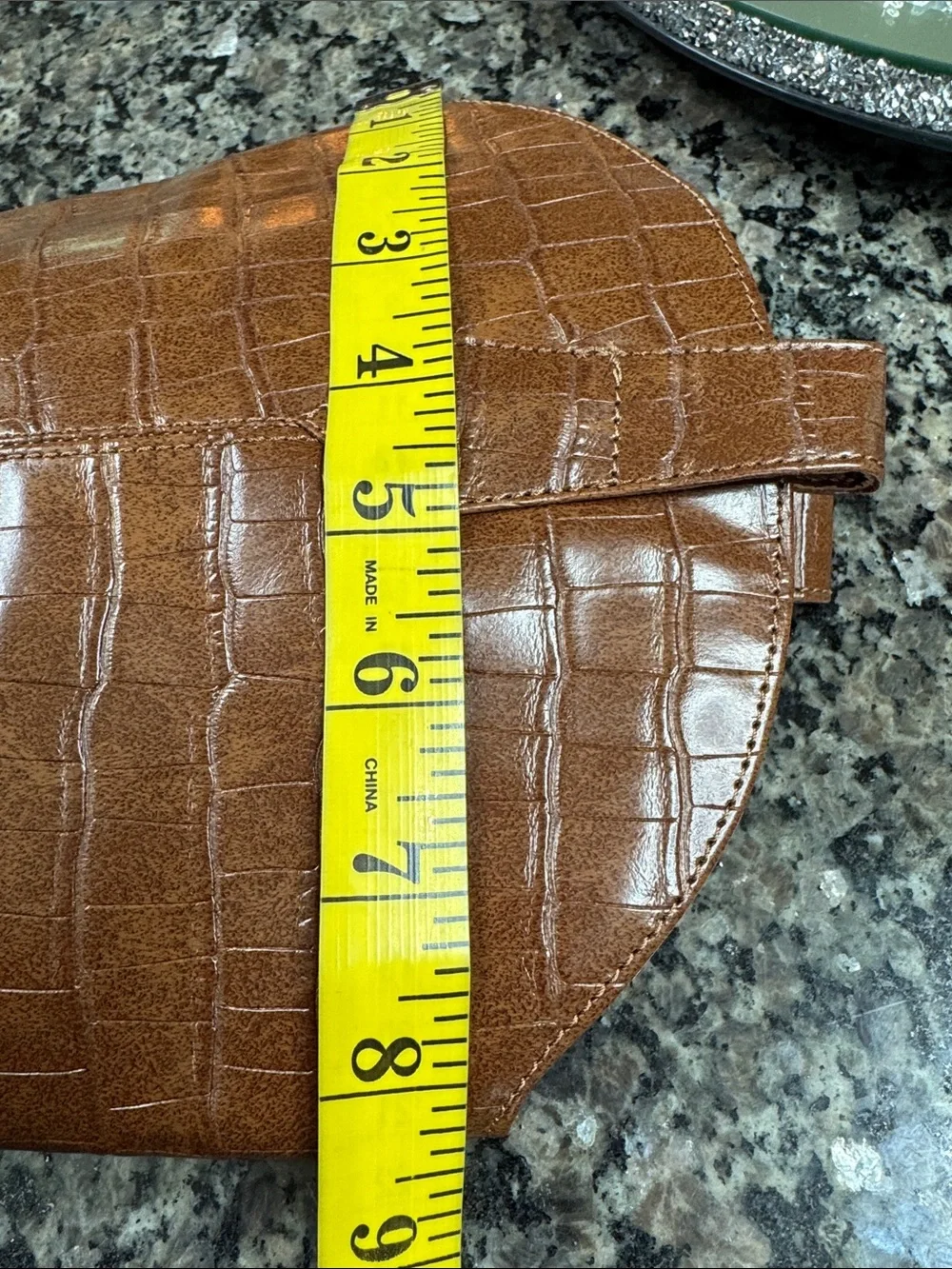 Sun + Stone Croc-Embossed Tall Brown dolly Boots NEW 8.5